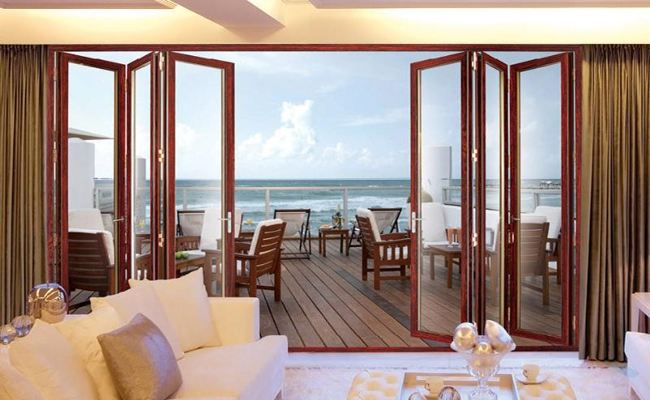 Aluminium Bi Transparent Partition Soundproof Insulated Accordion Malaysia Patio Pella Room Divider Glass Aluminum Folding Door