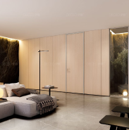 W5 Frame Aluminum Wood Room Door