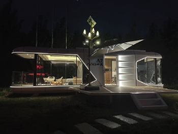 ZYMS Space capsules in the camping site