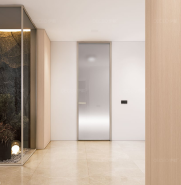 W5 Frame Inward Door Sash with Outer Flat Ultra-narrow Glass Door