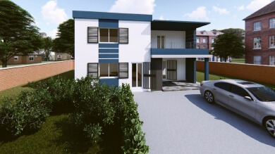 A two-storey house