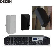 DEKEN FIT W8T PA Public Address Sound System 8 Inch Speakers Coaxial Unit 100V 120W Outdoor Waterproof Wall Mounted Speaker