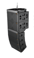 Dual 12-inch externally-mounted three-way line array speaker