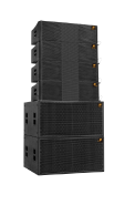 Dual 12-inch externally-mounted two-way line array speaker LA2212