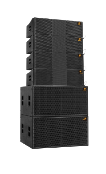 Dual 12-inch externally-mounted two-way line array speaker LA2212