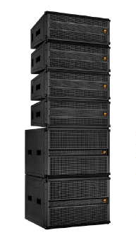 Dual 10-inch externally-mounted two-way line array speaker
