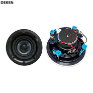DEKEN FIT GS6L OEM High Fidelity Fixed Resistance 8 Ohm 30w Ceiling Speakers for In-Ceiling Speaker