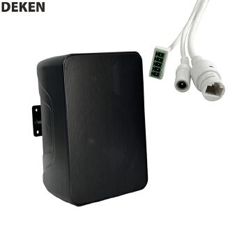 DEKEN FITWS6L (WIFI POE)New Arrival Wifi POE Active Wireless Bluetooth Outdoor Wall Mounted Waterproof Speaker for Smart Home