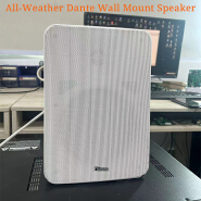 DEKEN FIT WS6L (DT) PA System Dante IP Network Active Waterproof Outdoor 60W Wall Mount Box Speaker 48VPOE Power Supply Speaker