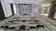 China panda white marble slab for wall, bookmatched slabs