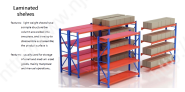 laminated shelves