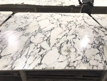 Italy Arabescato white marble polished marble slabs