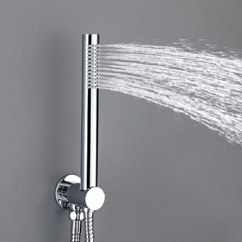 Two functions concealed mount shower set