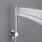 Two functions concealed mount shower set