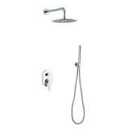 Two functions concealed mount shower set