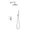 Two functions concealed mount shower set