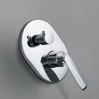 Two functions concealed mount shower set