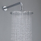 Two functions concealed mount shower set