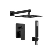 Two functions concealed mount shower set