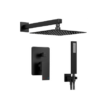Two functions concealed mount shower set