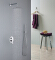 Two functions concealed mount shower set