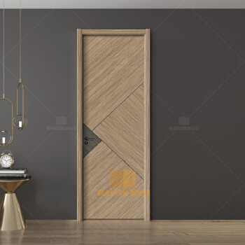 Carbon crystal paint free door