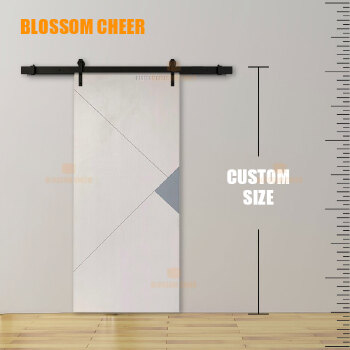 Skin-Fell Single Plate Painted Free Barn Door