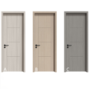 Carbon crystal groove line style paint-free door