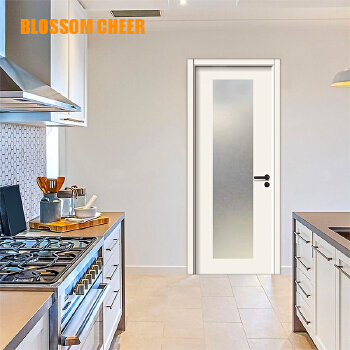Skin-Fell Single Plate Carbon Crystal Painted Free Door