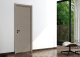 Skin-Fell Single Plate Carbon Crystal Painted Free Door