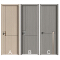 Skin-Fell Touch High End Carbon Crystal Free Door