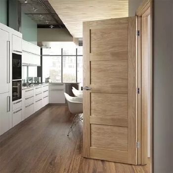 Wood veneer paint door