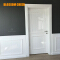 Matte painting decorative line design wpc door
