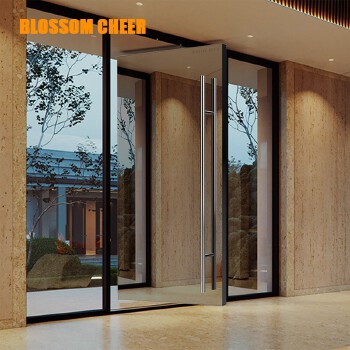 Stainless steel entry swing door