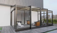 Sliding sun room
