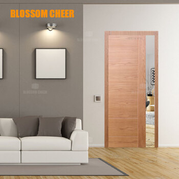Artificial Wood Veneer Paint Pocket Door