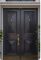 Solid oak wood entrance door