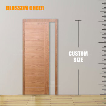 Artificial Wood Veneer Paint Pocket Door