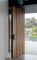 Painted red oak veneer grille door