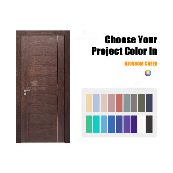 Irregular veneer aluminum alloy decorative strip paint door
