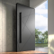 Solid oak wood entrance pivot door