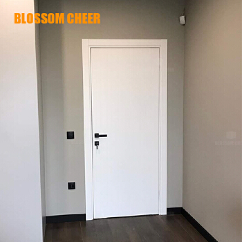 Internally filled foam flat WPC paint-free door