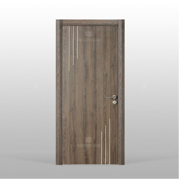 WPC paint free finish groove line door