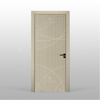 WPC paint free finish groove line door