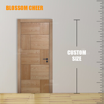High-end customize wood veneer paint door