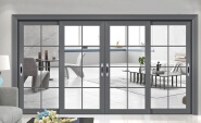 50*100 heavy duty two track sliding door