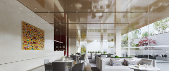 Carbon crystal mirror wall panel