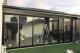 Aluminum alloy linkage wall-type sliding door