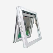 60mm Series UPVC Top Hung Opening Window