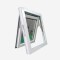 60mm Series UPVC Top Hung Opening Window